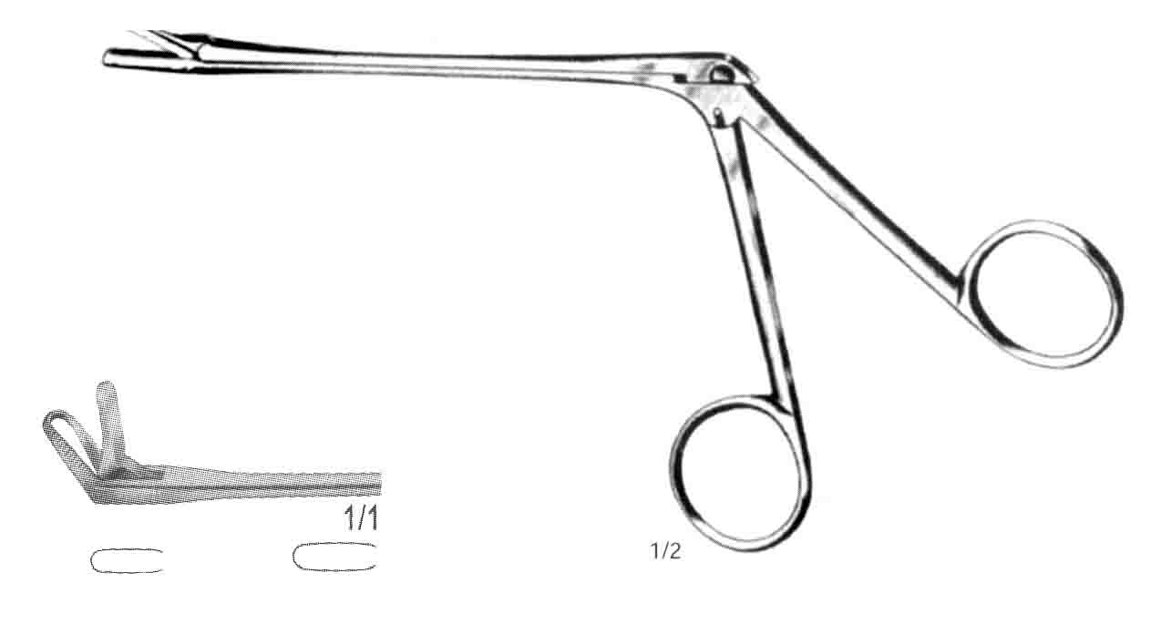 BURUN FORSEPSİ 60 DERECE 12 CM